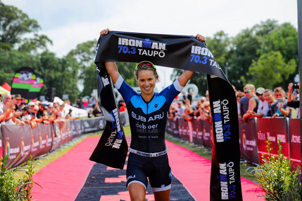 deboer wetsuits team athlete Hannah Wells talks about training for an Ironman 70.3 during lockdown